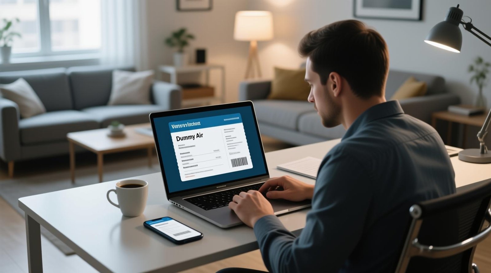 Dummy air ticket for visa