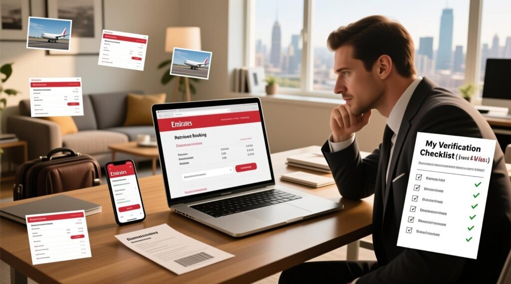 Dummy air ticket checklist